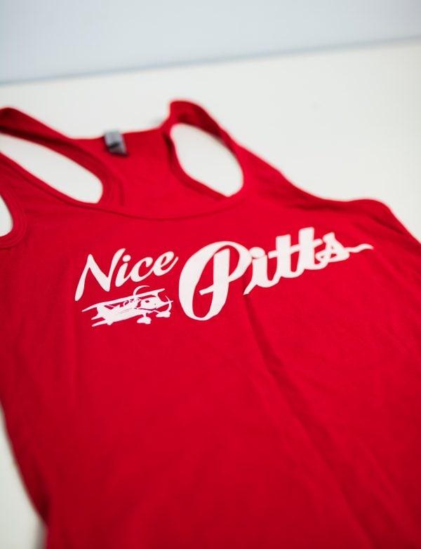 Red Female Tank Top